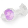 Gemoria Plug Anal de Silicona con Esfera de Cristal
