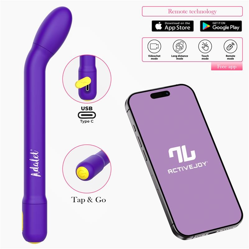 Gently Estimulador Punto G con APP Purpura