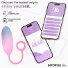 Huevo Silicona Doble Capa con APP Azul/Rosa