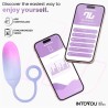 Huevo Silicona Doble Capa con APP Rosa/Azul