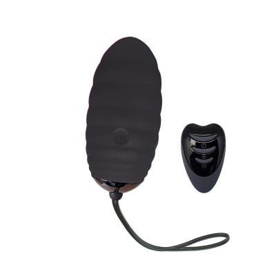 Huevo Vibrador Ocean Breeze 2.0 con Control Remoto Negro