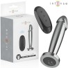INTENSE - ANAL PLUG 10 VIBRATIONS METAL DILDO WITH REMOTE CONTROL M