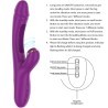 INTENSE - ATENEO RECHARGEABLE MULTIFUNCTION VIBRATOR 7 VIBRATIONS WITH OSCILLATING TONGUE AND PURPLE