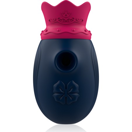 INTENSE - CLITORIS STIMULATOR 10 SUCTION AND LICKING MODES - BLUE
