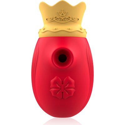 INTENSE - CLITORIS STIMULATOR 10 SUCTION AND LICKING MODES - RED