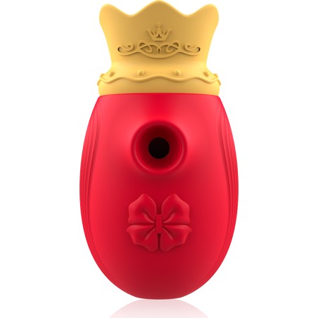 INTENSE - CLITORIS STIMULATOR 10 SUCTION AND LICKING MODES - RED