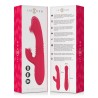 INTENSE - DUA MULTIFUNCTION RECHARGEABLE UP & DOWN VIBRATOR WITH RED TONGUE