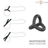 INTENSE - JOHN ADJUSTABLE TRIPLE PENIS RING MODEL 4