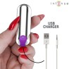 INTENSE - KAREN MINI RECHARGEABLE VIBRATING BULLET SILVER
