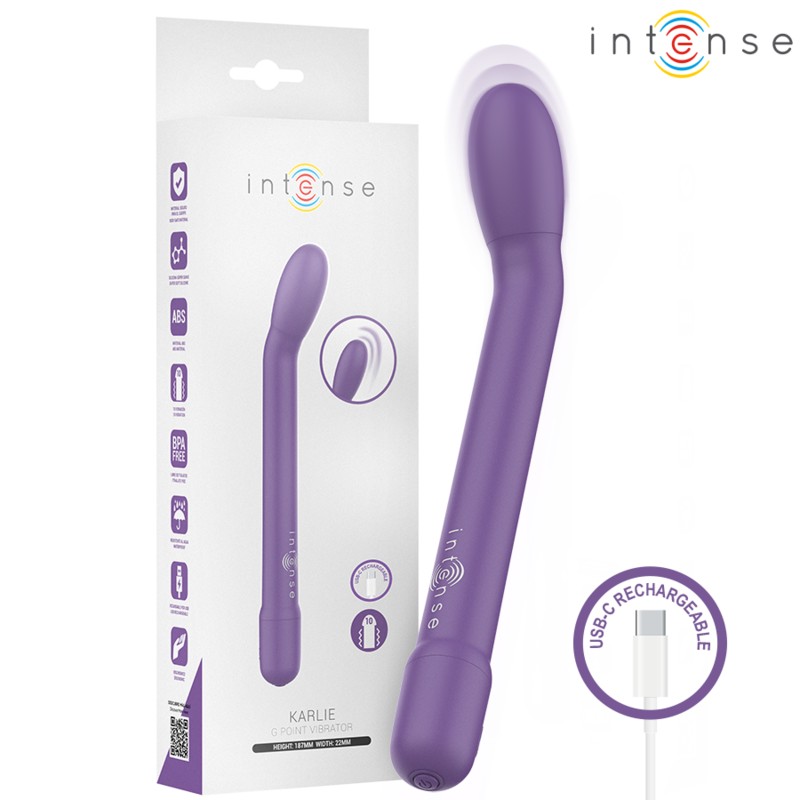 INTENSE - KARLIE RECHARGEABLE G-SPOT STIMULATOR PURPLE