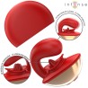 INTENSE - MARIAH VIBRATOR & STIMULATOR IN U SHAPE 10 VIBRATIONS RED