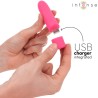 INTENSE - SYMONE USB RECHARGEABLE VIBRATING BULLET 8 VIBRATIONS PINK 10 X 2.2 CM