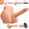 INTENSE DEEP TOUCH - RICHIE TORSO WITH ANUS AND REALISTIC DILDO WITH PUSHING AND VIBRATION REMOTE CO