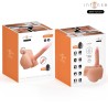 INTENSE DEEP TOUCH - RICHIE TORSO WITH ANUS AND REALISTIC DILDO WITH PUSHING AND VIBRATION REMOTE CO
