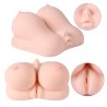 Jalome Masturbador 3 en 1 Vagina, Boca y Pecho 3.2 kg