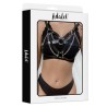 Karina Top Cuero Vegano con Cadenas Talla Única