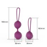 Kelly Bolas Kegel Silicona Púpura