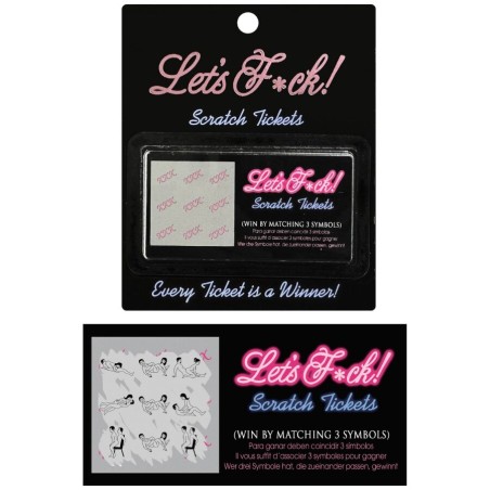 KHEPER GAMES - LETâS F*CK! SCRATCH TICKETS