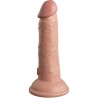 KING COCK - ELITE REALISTIC DILDO VIBRATING & SILICONE 15.2 CM