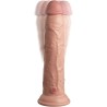 KING COCK - ELITE REALISTIC DILDO VIBRATOR & SILICONE REMOTE CONTROL 23 CM