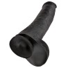 KING COCK - REALISTIC DILDO WITH TESTICLES 38 CM BLACK