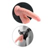 KING COCK PLUS - TRIPLE DENSITY REALISTIC DILDO WITH SWINGING TESTICLES 23 CM FLESH