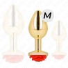 KINK -  PLUG ANAL GOLD ROSE RED SIZE M