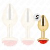 KINK -  PLUG ANAL GOLD ROSE RED SIZE S