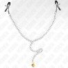 KINK - CHAIN NIPPLE CLAMPS WITH BELL 30 CM