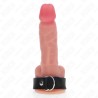 KINK - LEATHER PENIS RING WITH PRESSURE CLOSURE 22 X 2 CM