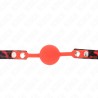KINK - MODEL 2 SILICONE BALL 4 CM GAG WITH LOCK 60 x 2 CM