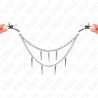 KINK - NIPPLE CLAMPS WITH SPIKES CHAINS 30 CM