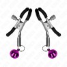 KINK - PURPLE SINGLE BELL NIPPLE CLAMP 6 CM