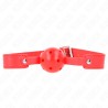 KINK - RED BREATHABLE BALL 4.5 CM GAG 65 x 2.5 CM