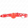 KINK - TPE BALL 4 CM GAG WITH ROJO LOCK 60 x 2 CM