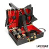 Kit Bondage de 8 Pz Cuero con Maletín de Almacenaje