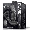 Klark Plug Anal Oscilante con Vibración y Control Remoto