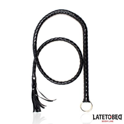 Látigo Negro Brillante 138cm