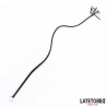 Látigo Negro Brillante 138cm