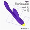 Lyra Vibrador Punto G con APP Púrpura