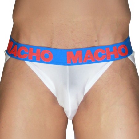 MACHO -  MX29AZ WHITE JOCK + DARK BLUE L