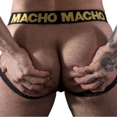 MACHO - MX25AC JOCK YELLOW LEATHER L