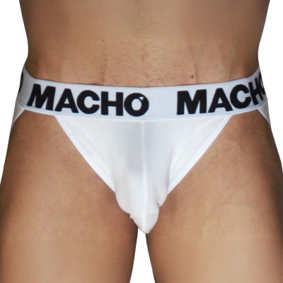 MACHO - MX29BL JOCK WHITE + WHITE M
