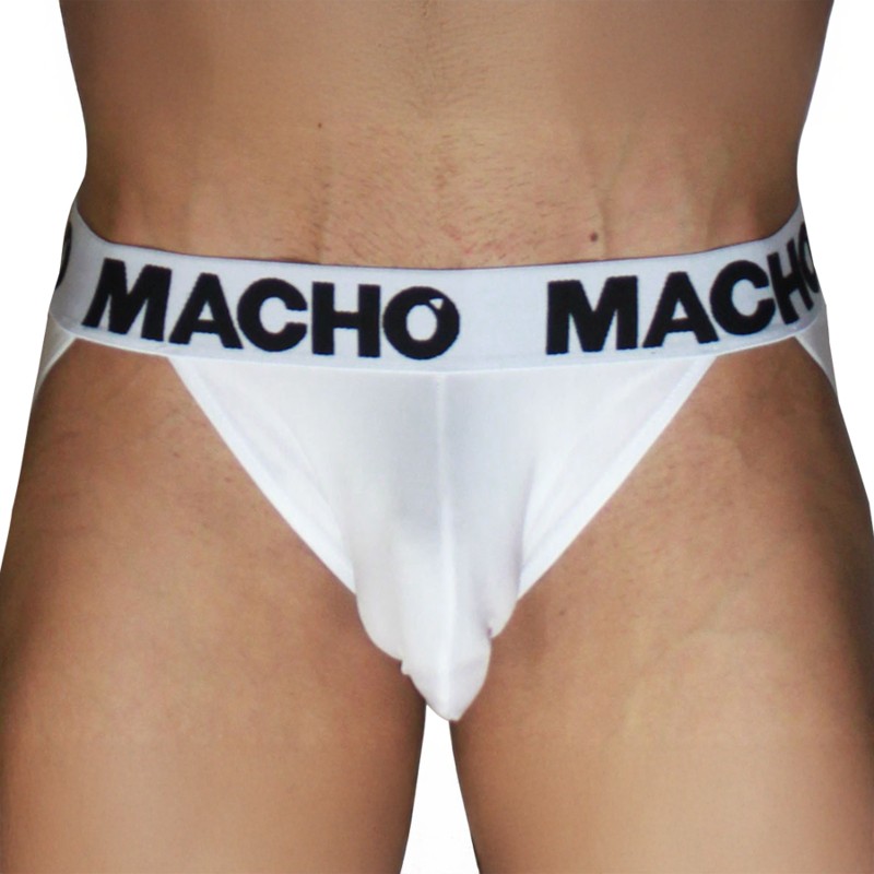 MACHO - MX29BL JOCK WHITE + WHITE S