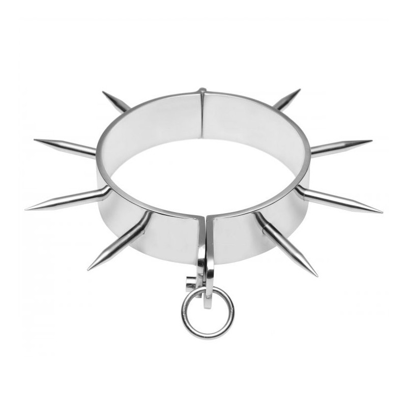 METAL HARD - BDSM SLAVE COLLAR WITH POINTS