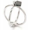 METAL HARD - CRISS CROSS HANDCUFF STAINLESS STEEL RESTRAINTS