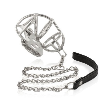 METAL HARD - METAL CHASTITY RING WITH STRAP