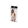 Mini Vestido con Tanga Blanco Talla Única