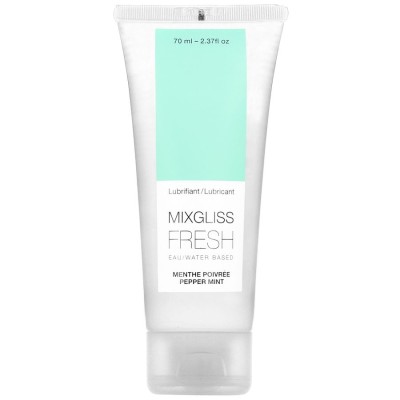 MIXGLISS - WATER BASED LUBRICANT EFFECT COLD MINT FLAVOR 70 ML