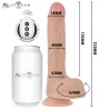 MR INTENSE - BALDWIN REALISTIC MULTIFUNCTIONAL WITH VIBRATION, UP AND DOWN REMOTE CONTROL, 22 CM - O